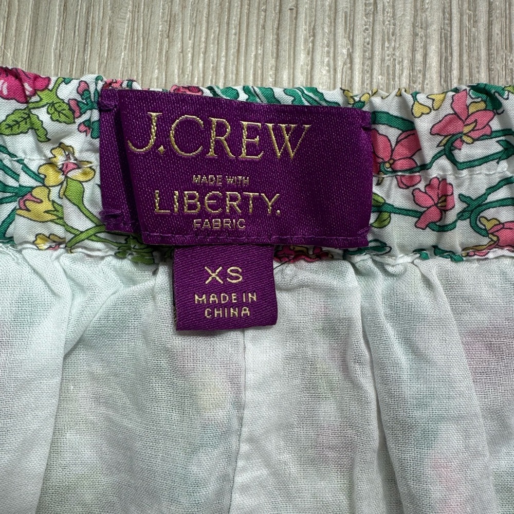J. Crew Liberty Print Floral Mini Skirt - Multicolor Size XS XSmall - Picture 10 of 12